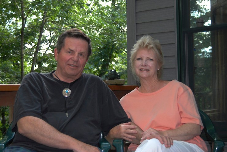 10 With Pat, his wife and partner since 1983